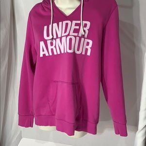 Women’s Under Armour Hoodie Sweatshirt Pink